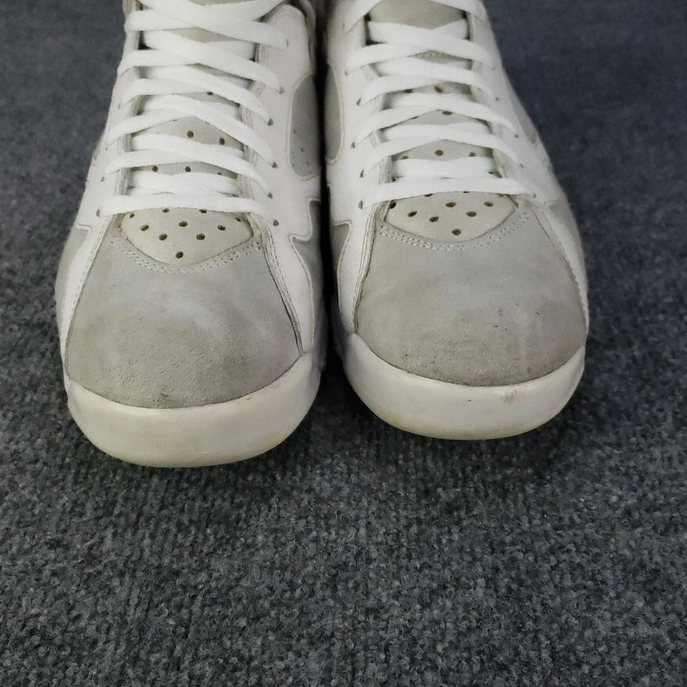 Jordan 7 Retro Pure Platinum Shoes Mens Size 12 White‎ Gray Trainers Sneakers